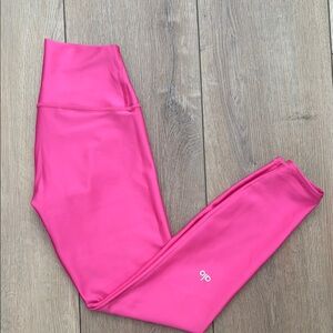 Alo Yoga Airlift Leggings 7/8 Pink Fuschia XXS